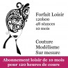 Forfait 48 cours (valable 10 mois, 14 €/h)