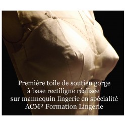 Toile réalisée sur mannequin ACM² Formation.